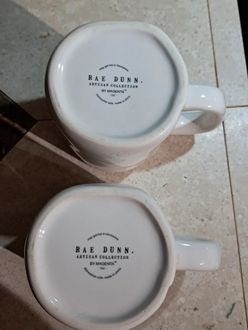 2 Rae Dunn Mugs - Picture 4 of 4